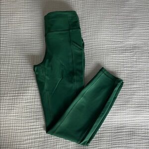 Lululemon 25” Everglade Green Leggings with pockets